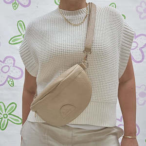 Scarlett Sling Bag - Latte