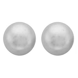 Earrings - Spanish Pearl Stud | Grey