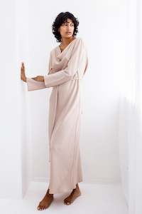 Florence Cowl Neck Dress - Blush