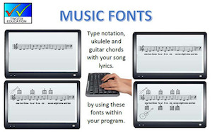 Curriculum development, educational: TwoTix Music Fonts Mysite