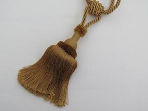 Single Tassel Tieback in Gold