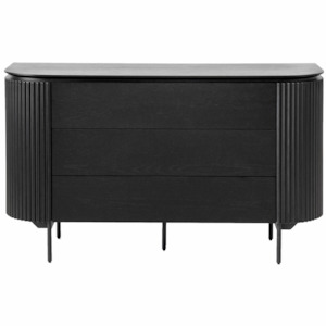 Ondata 3 Drawer Dresser - Black