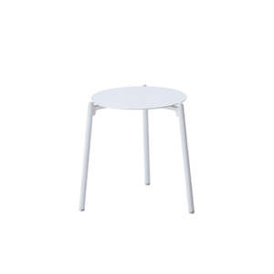 Eastport Outdoor Side Table - White