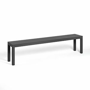 Riva Outdoor Bench Seat - Charcoal