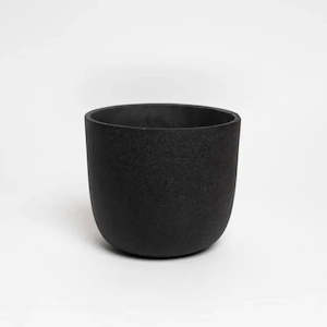 Outdoor Furniture: Rustie Medium Planter Pot - Black