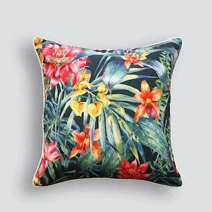 Outdoor Furniture: Jungle Flowers Outdoor Cushion