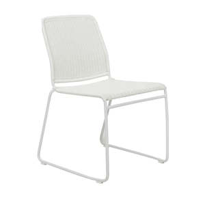 Marina Coast Outdoor Dining Chair - White