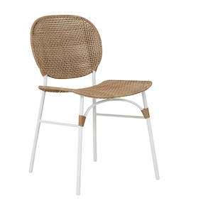 Outdoor Chairs 1: Tide Air Dining Chair - Natural/White