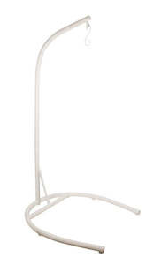 U Shaped Pod Chair Stand White