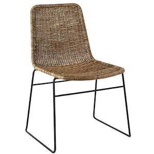 Dining Chairs: Olivia Dining Chair - Natural/Grey Wash