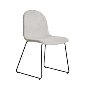 Smith Sleigh Dining Chair - Winter Grey