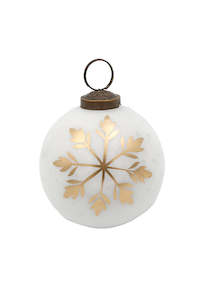 Christmas 1: Christmas Snowflake Ball Decoration - Set of 6