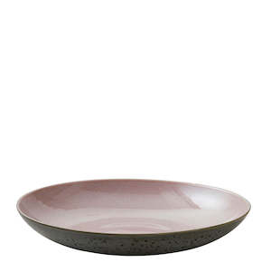 Tableware: Bitz Bowl Dish - Black + Pink