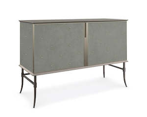 Buffets: Brushed Gold Studded Chest