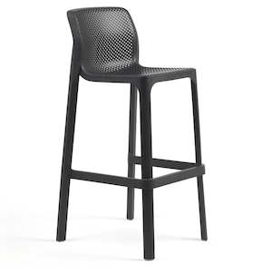 Naya Outdoor High Bar Stool - Charcoal