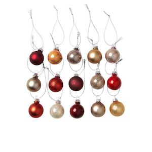 Christmas 1: Glass Baubles - Set of 54