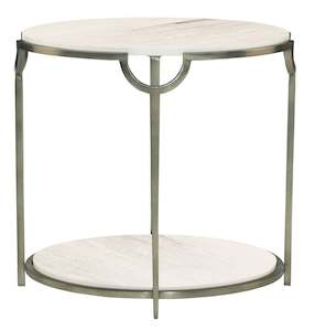 Morello Oval Metal Side Table