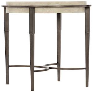 Side Coffee Tables: Barclay Metal Round Side Table