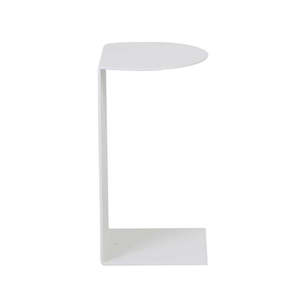 Side Coffee Tables: Aruba Flip Outdoor Side Table - White