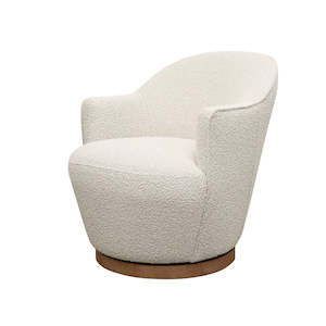 Ferguson Swivel Occasional Chair - Cream