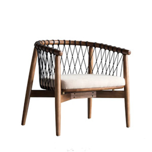 Dalton Occasional Chair - Black Rope