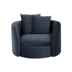 Occasional Chairs Armchairs: Juno Orb Sofa Chair - Bluestone