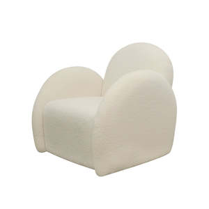 Snugg Swivel Occasional Chair - Cream Shearling