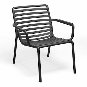 Dagmar Outdoor Lounge Chair - Charcoal