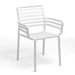 Dagmar Outdoor Dining/Armchair - White