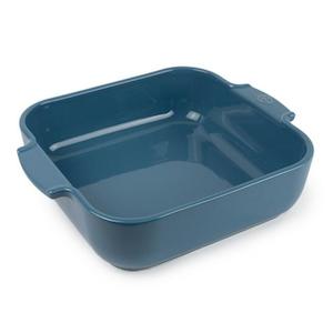 Kitchen Dining: Ceramic Square Baking Dish Medium - Light Blue