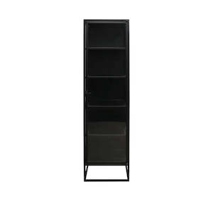 Carson Narrow Metal Display Cabinet