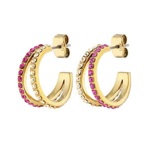 Gifts: Dyrberg/Kern Twinnie Earrings - Pink