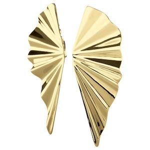 Gifts: Dyrberg/Kern Plisea Shiny Gold Earrings