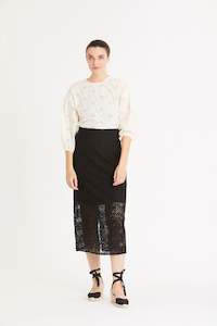 New Arrivals: RUE DE FEMME Nova Skirt | Black