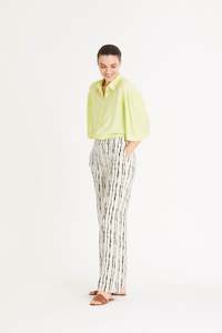 RUE DE FEMME Oriana Shirt | Bright Moss