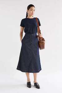 ELK Denym Skirt | Authentic Blue Wash