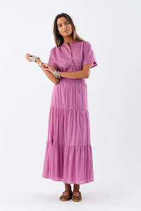 Lollys Laundry: LOLLYS LAUNDRY Diamond Maxi Skirt | Lilac