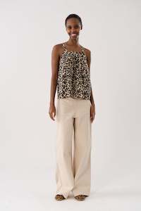 Lollys Laundry: LOLLYS LAUNDRY Lungi Top | Leopard Print