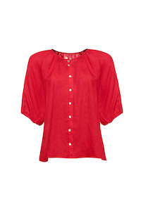 Madly Sweetly Colourwheel Blouse - Red