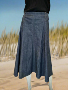 Kate Sylvester Chambray Skirt