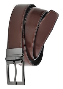 Mens Leather Reversible Belt