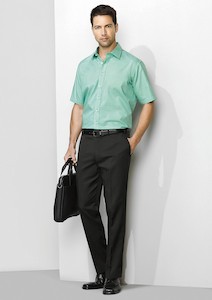 Mens Slimline Pant Regular in Cool Stretch Plain