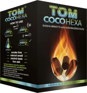 Tom Coco - 1KG Coal - Hex Logs