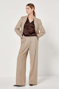 The Selbourne Trouser in Biscuit Melange