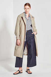 The Kingsly Coat in Taupe