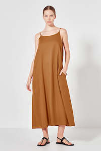 The Marnie 2-Way Sun Dress in Tobacco