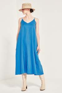 The Marnie 2-Way Sun Dress in Azure