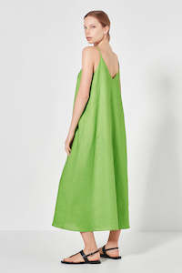 The Marnie 2-Way Sun Dress in Lime