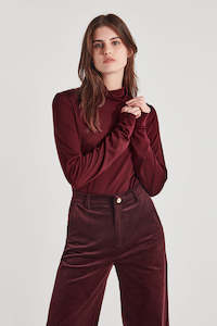 The Harrison Top in Garnet