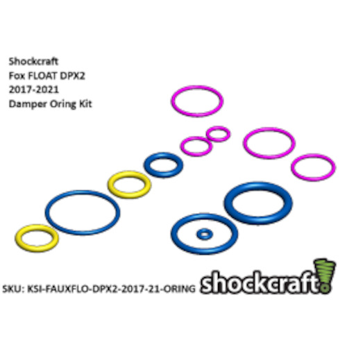 Rear Shock Service Kit for Fox Float DPX2 Shocks (Shockcraft) Shockcraft